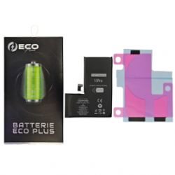 Batterie iPhone 15 Pro 3430mAh + Adhésifs - 130% Plus Durable (ECO Plus)