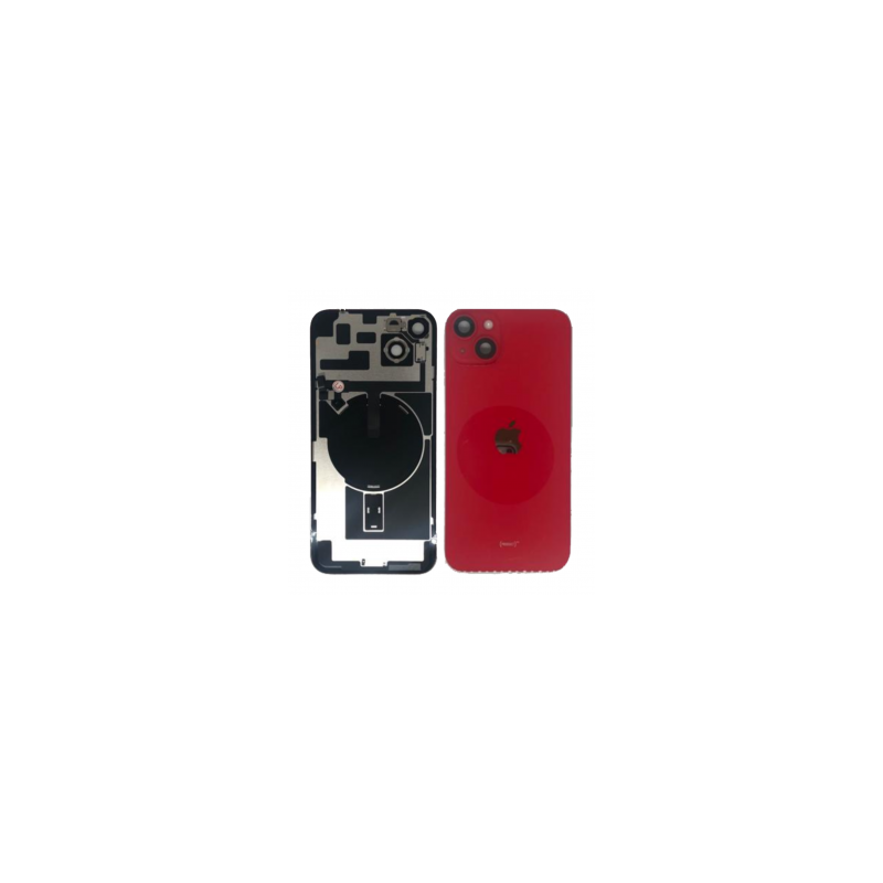 Vitre Arrière iPhone 14 Plus Rouge Avec MagSafe (Origine Demonté) - Grade A