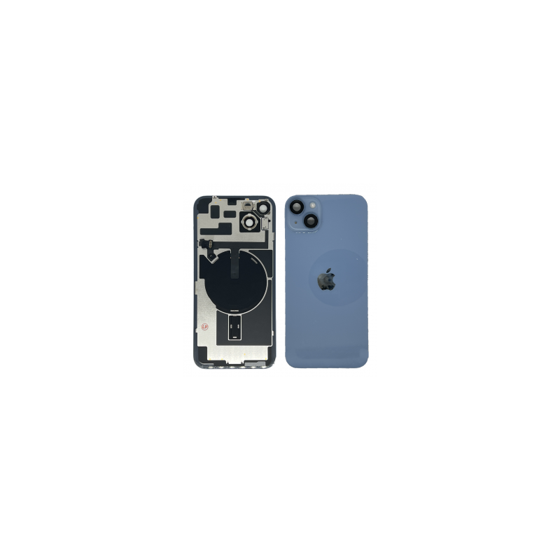 Vitre Arrière iPhone 14 Plus Bleu Avec MagSafe (Origine Demonté) - Grade A