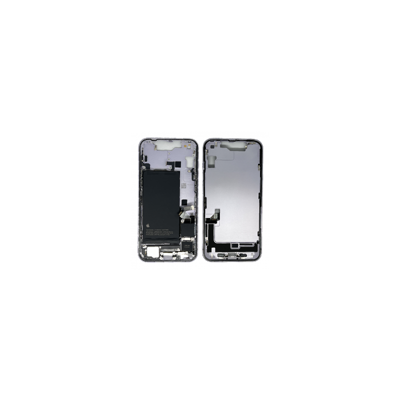Châssis iPhone 14 Violet sans Vitre Arrière avec Batterie (Origine Demonté) - Grade B