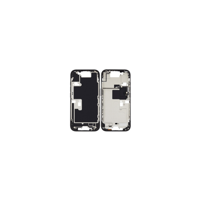 Châssis iPhone 16 Pro sans Vitre Arrière sans Batterie Titane Noir (Original Demonté) Grade A