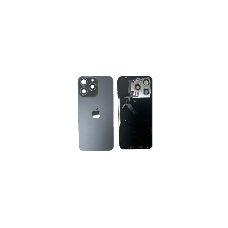 Vitre Arrière iPhone 16 Pro Max Titane Bleu Avec MagSafe (Original Démonté) - Grade A