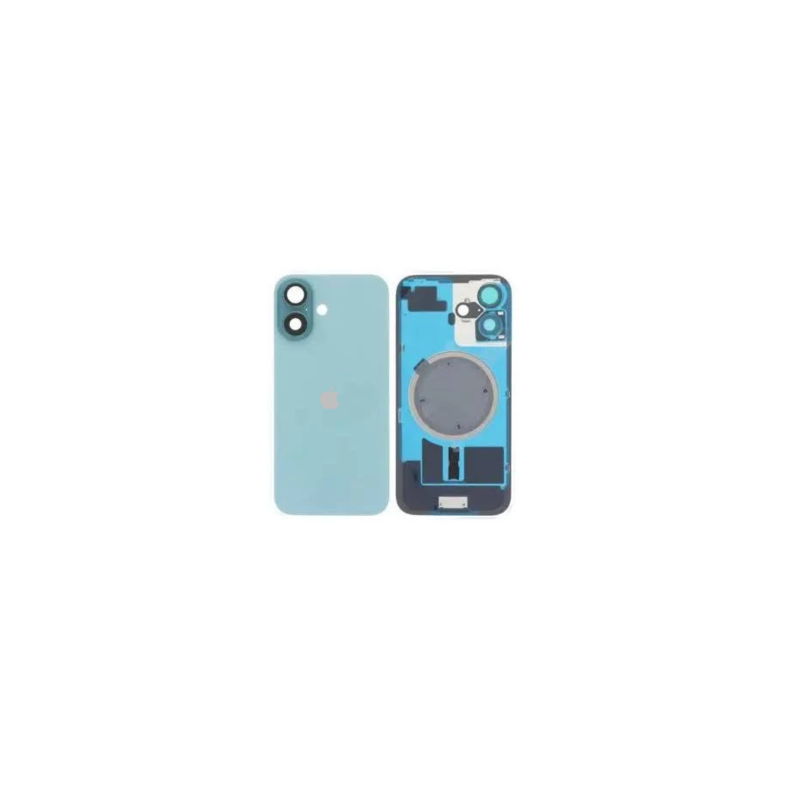 Vitre Arrière iPhone 16 Plus Sarcelle Avec MagSafe (Origine Demonté) - Grade A
