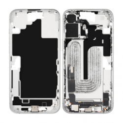 Chassis iPhone 16 sans Vitre Arrière sans Batterie Blanc (Origine Demonté) Grade A