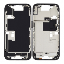 Châssis iPhone 16 Pro sans Vitre Arrière sans Batterie Titane Noir (Original Demonté) Grade B