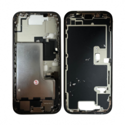 Châssis iPhone 16 Pro sans Vitre Arrière sans Batterie Titane Blanc (Original Demonté) Grade A