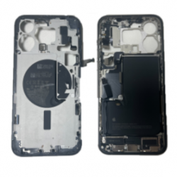 Châssis iPhone 16 Pro Max sans Vitre Arrière avec Batterie Titane Bleu eSIM US (Original Demonté) Grade A