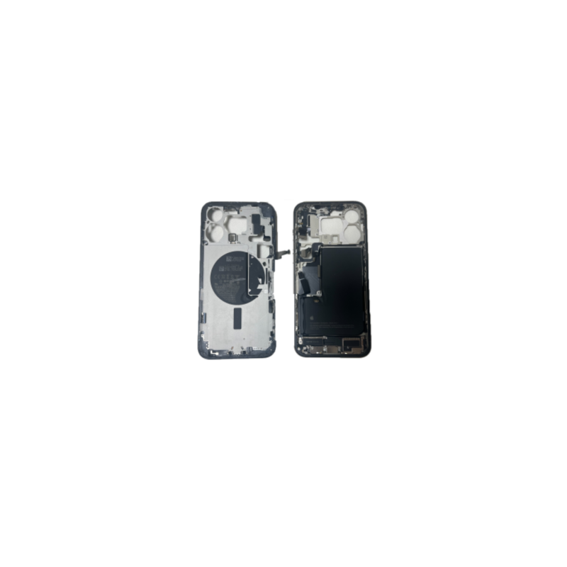 Châssis iPhone 16 Pro Max sans Vitre Arrière avec Batterie Titane Bleu eSIM US (Original Demonté) Grade A