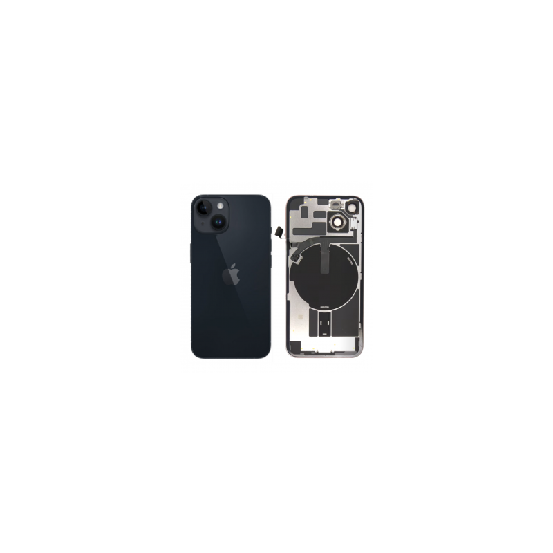 Vitre Arrière iPhone 14 Plus Noir Avec MagSafe (Origine Demonté) - Grade AB