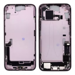Chassis iPhone 15 Plus sans Vitre Arrière sans Batterie Rose (Original Demonté) Grade AB