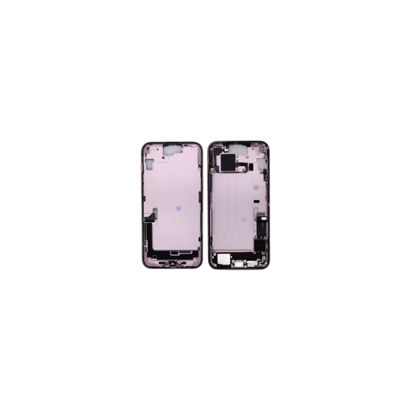 Chassis iPhone 15 Plus sans Vitre Arrière sans Batterie Rose (Original Demonté) Grade AB