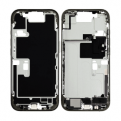 Châssis iPhone 16 Pro Max sans Vitre Arrière sans Batterie Titane Noir (Original Demonté) Grade B