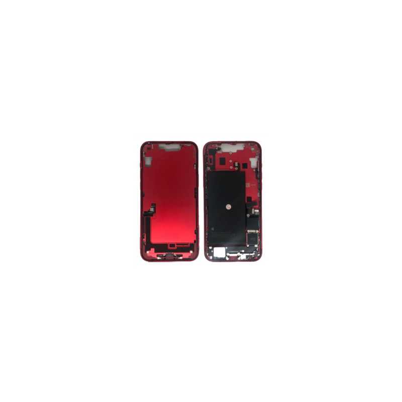 Châssis iPhone 14 Plus Rouge avec Batterie eSIM sans Vitre Arrière (Origine Demonté)-Grade A