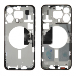 Chassis iPhone 15 Pro Max sans Vitre Arrière sans Batterie Titane Blanc eSIM US (Origine Demonté) Grade AB