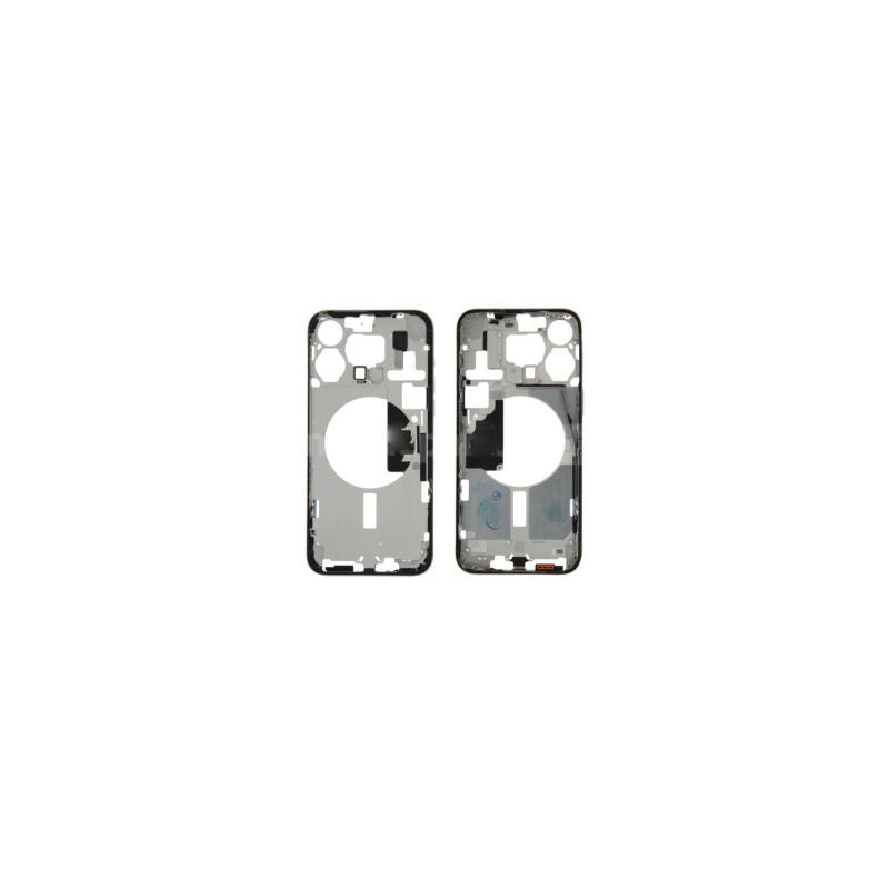 Chassis iPhone 15 Pro Max sans Vitre Arrière sans Batterie Titane Blanc eSIM US (Origine Demonté) Grade AB