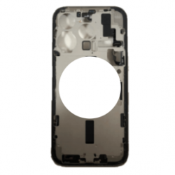 Châssis iPhone 15 Pro Titane Bleu avec connecteur de charge sans Vitre Arrière sans Batterie (Original Demonté) Grade AB