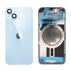 Vitre Arrière iPhone 15 Plus Titane Bleu Avec MagSafe (Origine Demonté) - Grade AB