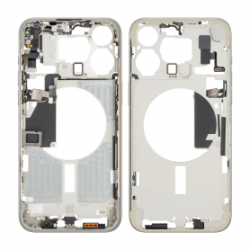 Châssis Vide sans Vitre Arrière iPhone 15 Pro Max Naturel - (Original Demonté) Grade AB