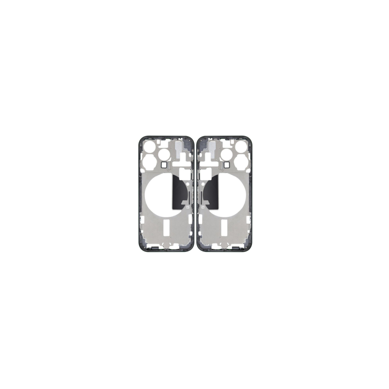 Châssis Vide sans Vitre Arrière iPhone 15 Pro Bleu - (Original Demonté) Grade B