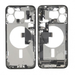 Châssis Vide sans Vitre Arrière iPhone 15 Pro Natuel - (Origine Demonté) Grade AB