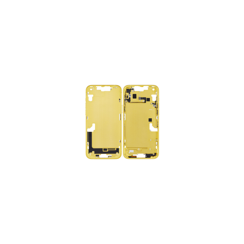 Châssis Vide iPhone 14 Jaune (Original Demonté) - Grade AB