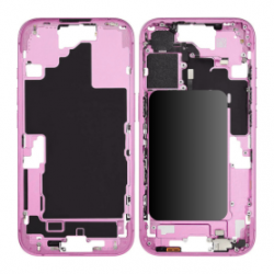 Chassis iPhone 16 Plus sans Vitre Arrière sans Batterie Rose (Original Demonté) - Grade AB