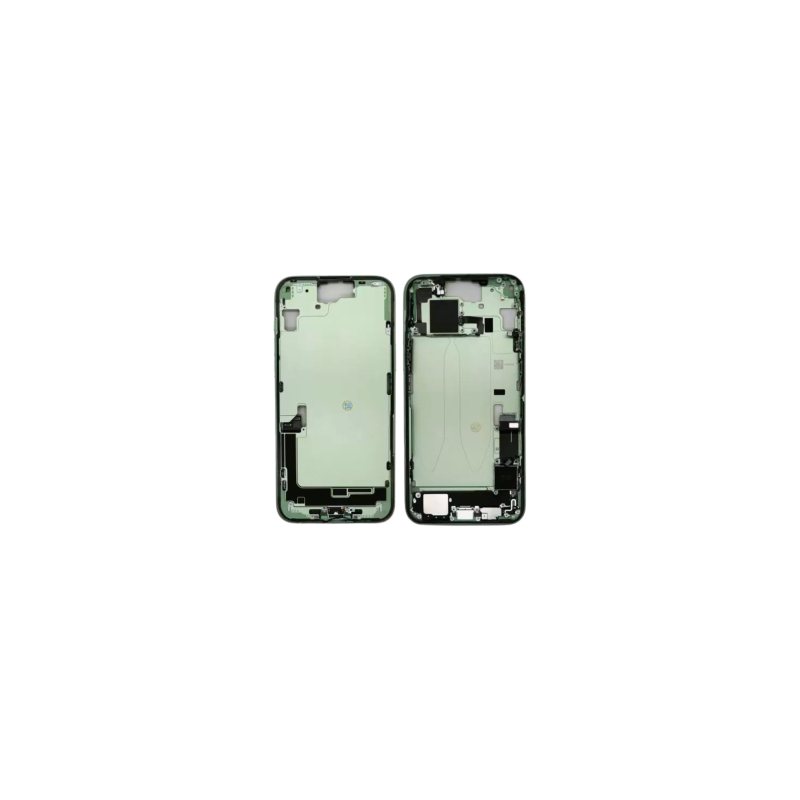 Chassis iPhone 15 Plus sans Vitre Arrière sans Batterie Vert (Original Demonté) Grade AB