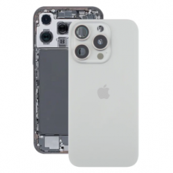 Vitre Arrière iPhone 16 Pro Titane Naturel Avec MagSafe (Original Démonté) - Grade B