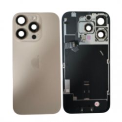 Vitre Arrière iPhone 16 Pro Max Titane Sable Avec MagSafe (Original Démonté) - Grade AB