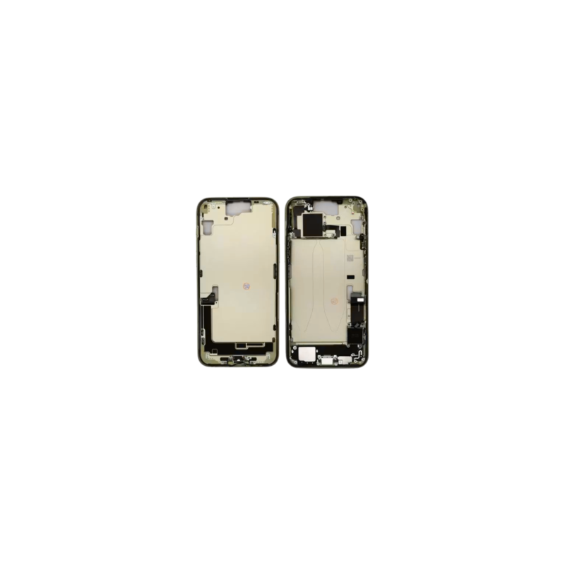 Chassis iPhone 15 Plus Jaune sans Vitre Arrière sans Batterie (Original Demonté) Grade A