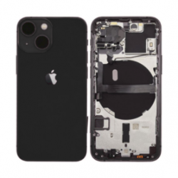 Châssis Complet iPhone 13 Noir - Connecteur de Charge Sans Batterie (Original Demonté) Grade B