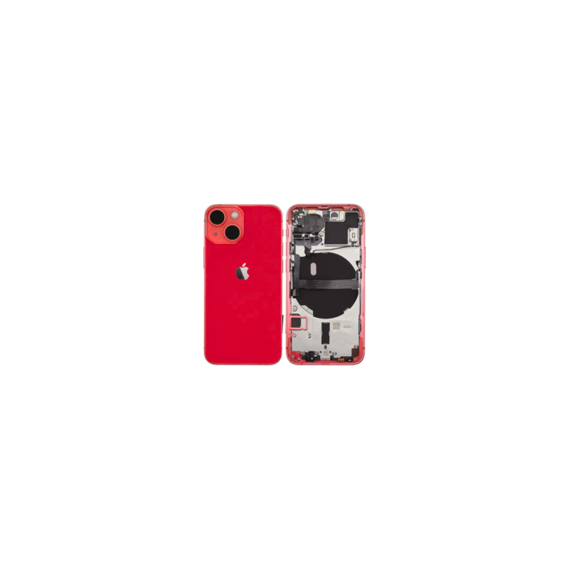 Châssis Complet iPhone 13 Rouge - Connecteur de Charge Sans Batterie (Original Demonté) Grade B
