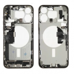 Chassis iPhone 15 Pro Max sans Vitre Arrière sans Batterie Titane Naturel eSIM US (Original Demonté) Grade AB