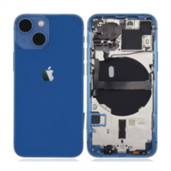 Châssis Complet iPhone 13 Bleu - Connecteur de Charge + Sans Batterie (Original Demonté) Grade B