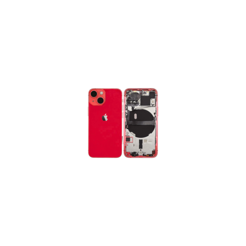 Châssis Complet iPhone 13 Rouge - Connecteur de Charge + Sans Batterie (Original Demonté) Grade AB