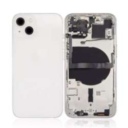 Châssis Complet iPhone 13 Blanc - Connecteur de Charge + Sans Batterie (Original Demonté) Grade AB