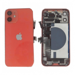 Châssis Complet iPhone 12 Rouge - Connecteur de Charge sans Batterie (Origine Demonté) Grade AB