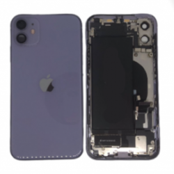 Châssis Complet iPhone 12 Violet - Connecteur de Charge + Sans Batterie (Origine Demonté) Grade B