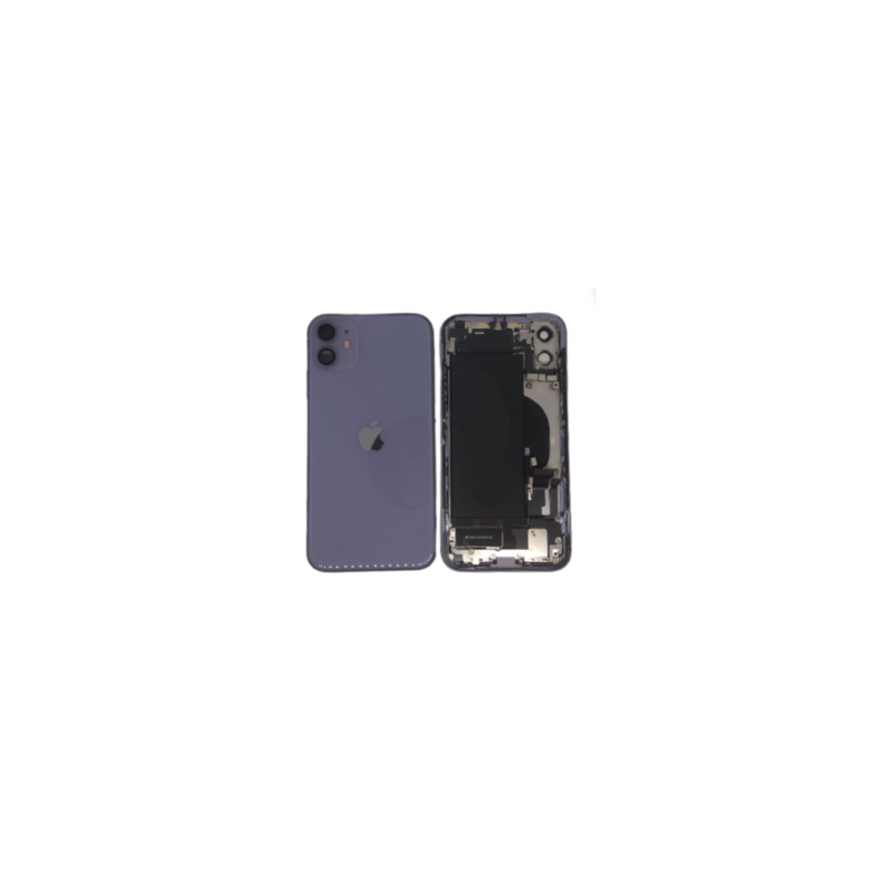 Châssis Complet iPhone 12 Violet - Connecteur de Charge + Sans Batterie (Origine Demonté) Grade B