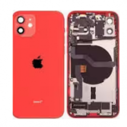 Châssis Complet iPhone 12 Rouge - Connecteur de Charge sans Batterie (Original Demonté) Grade B