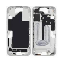Chassis iPhone 16 Plus sans Vitre Arrière sans Batterie Blanc (Original Demonté) - Grade AB