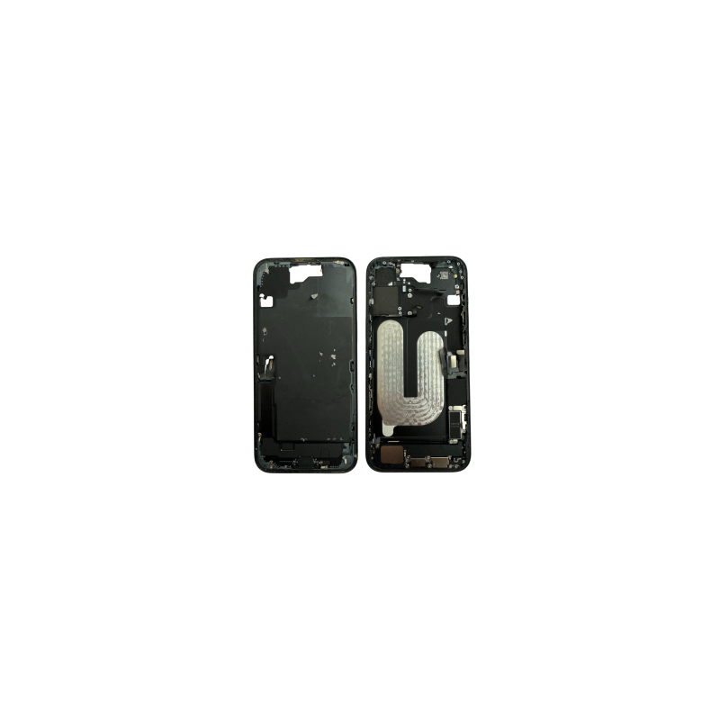 Chassis iPhone 16 Plus sans Vitre Arrière sans Batterie Noir (Original Demonté) Grade B