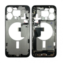 Chassis iPhone 15 Pro Max sans Vitre Arrière sans Batterie Titane Noir eSIM US (Original Demonté) Grade AB