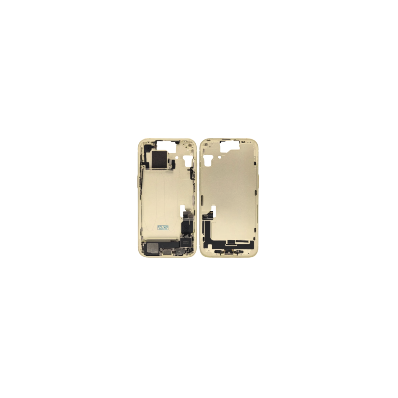 Chassis iPhone 15 sans Vitre Arrière sans Batterie Jaune eSIM US (Original Demonté) Grade B