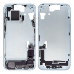 Chassis iPhone 15 eSIM sans Vitre Arrière sans Batterie Bleu (Original Demonté) Grade AB