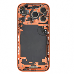 Châssis iphone 17 Pro sans Vitre Arrière sans Batterie Orange Comestique (Original Demonté) - Grade A