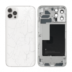 Châssis Complet iPhone 13 Pro Max Blanc - Connecteur de Charge sans Batterie (Origine Demonté) - Cassé