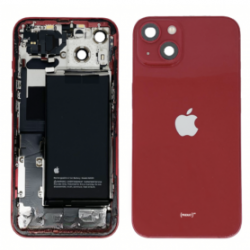 Châssis Complet iPhone 13 Rouge - Sans Connecteur de Charge + Batterie (Origine Demonté) - Grade AB