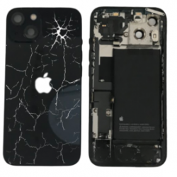 Châssis Complet iPhone 13 Noir - Sans Connecteur de Charge (Original Demonté) - Cassé