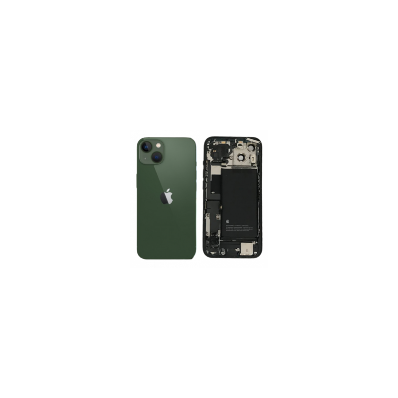 Châssis Complet iPhone 13 Vert - Sans Connecteur de Charge + Batterie (Origine Demonté) - Grade B